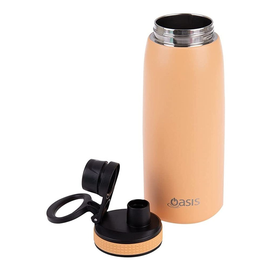 Oasis 780ml Insulated Sports Bottle W/ Screw Cap - Rock Melon