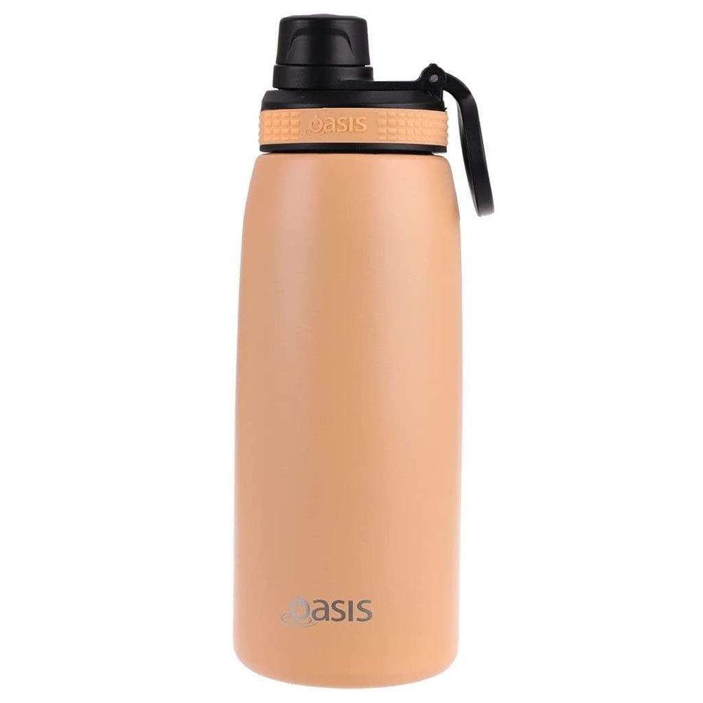 Oasis 780ml Insulated Sports Bottle W/ Screw Cap - Rock Melon