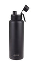 Oasis Stainless Steel Insulated Challenger Sports Bottle With Cap 1.1l Black