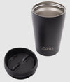 Oasis S/s Double Wall Insulated Travel Cup 380ml - Black