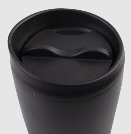 Oasis S/s Double Wall Insulated Travel Cup 380ml - Black Travel Mugs The Cooks Kitchen 