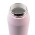 Oasis Ceramic Stainless Steel Capri Drink Bottle W/ Lid 1l Pink Lemonade