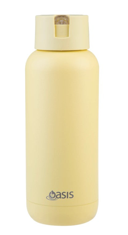 Oasis Ceramic Lined Stainless Steel Insulated Moda Drink Bottle 1l Daffodil