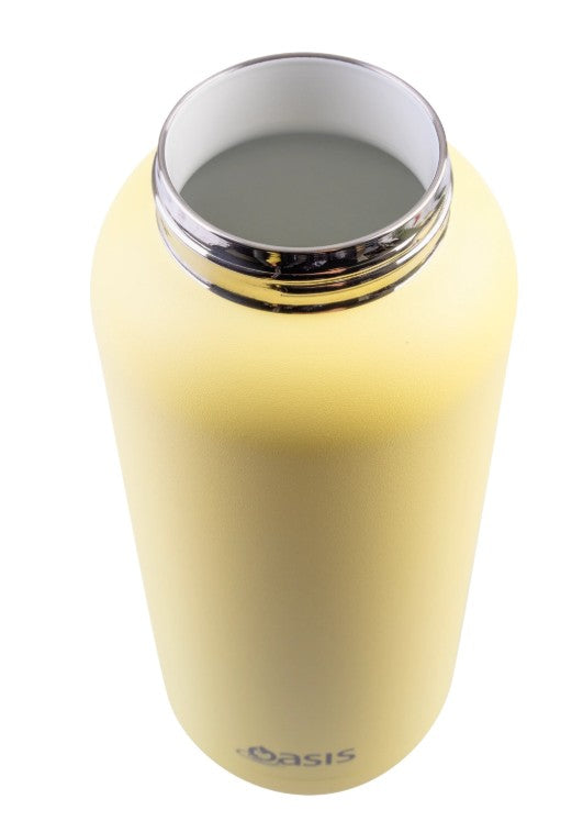 Oasis Ceramic Lined Stainless Steel Insulated Moda Drink Bottle 1l Daffodil