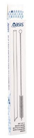 Oasis 'moda' Drink Bottle Straws S/4 With Cleaning Brush Barware Accessories The Cooks Kitchen 