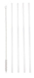Oasis 'commuter' Travel Tumbler Straws S/4 With Cleaning Brush Barware Accessories The Cooks Kitchen 