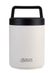 Oasis Insulated Food Flask With Spoon And Handle 480ml - Alabaster