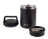 Oasis Stainless Steel Double Wall Food Flask With Handle & Spoon 480ml - Black