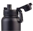Oasis Stainless Steel Doubled Wall Insulated 'challenger' Sports Bottle With Quick Release Cap 1.1l - Black Drink Bottles The Cooks Kitchen 