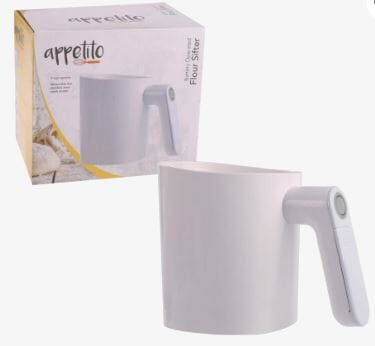 Appetito Battery Operated 4 Cup Flour Sifter Sieves - Strainers & Shakers The Cooks Kitchen 