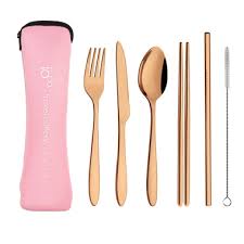 Appetito 6pce Stainless Steel Traveller's Cutlery Set