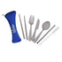 Appetito 6pce Stainless Steel Traveller's Cutlery Set