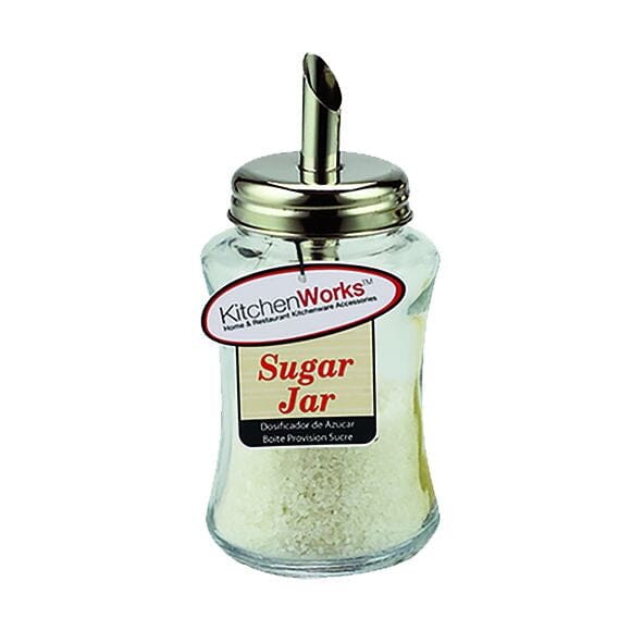 D.line Glass Sugar Dispenser Sugar, Coffee & Tea The Cooks Kitchen 