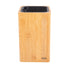 Appetito Square Universal Knife Block - Bamboo Knife Storage The Cooks Kitchen Mandurah 