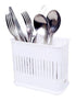 D.line Plastic Cutlery Drainer - White Cleaning Equipment The Cooks Kitchen 