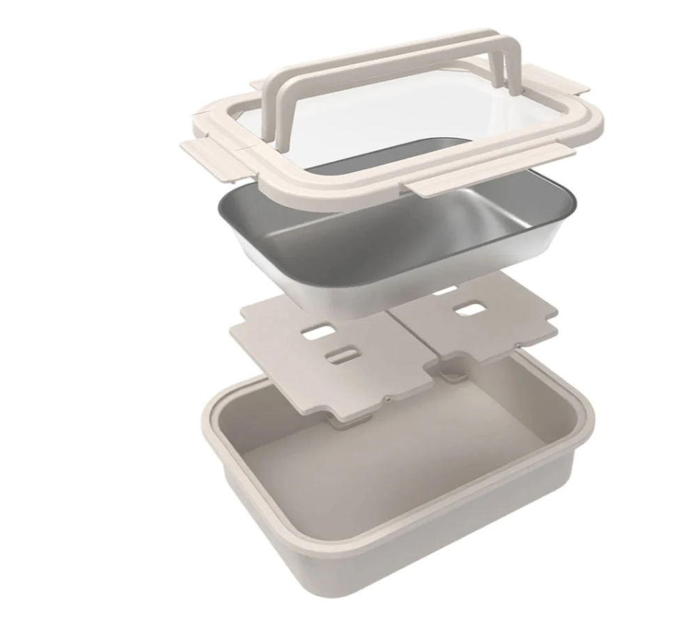 Alfresco Lane ;chill And Carry' Grazing Box Mushroom Grey 38x29x10cm