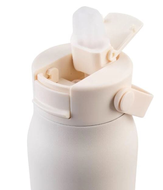 Oasis Ceramic Lined Stainless Steel Double Walled Sorrento Sipper Bottle 900ml - Alabaster Drink Bottles The Cooks Kitchen 