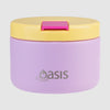 Oasis S/s Double Wall Insulated Food Flask W/ Quick Release Lid 300ml - Bubblegum Pink