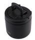 Oasis Double Wall Food Flask With Quick Release Lid & Spork 550ml - Black