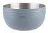 Oasis Stainless Steel Double Wall Salad Bowl With Lid 2.8l - Hazy Blue Platters & Bowls The Cooks Kitchen 