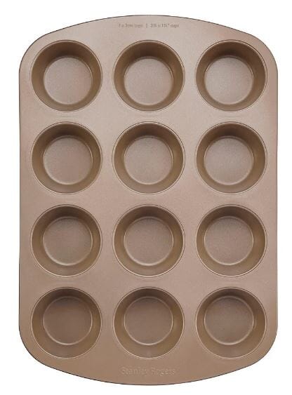 Stanley Rogers Ceramabake Ceramic Non Stick Muffin Pan - 12 Cup Baking Tins, Trays, Pans & Ramekins The Cooks Kitchen 