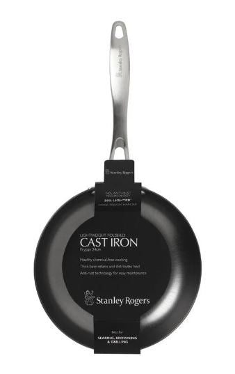 Stanley Rogers Light Weight Cast Iron Frypan 24cm