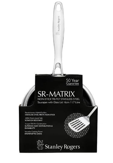 Stanley Rogers Matrix Non Stick Saucepan 16cm