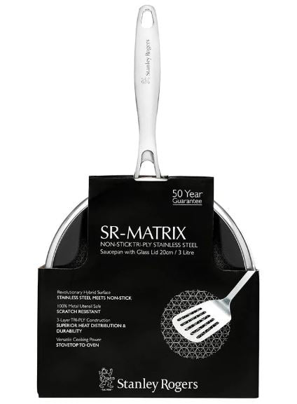 Stanley Rogers Matrix Non Stick Saucepan 20cm