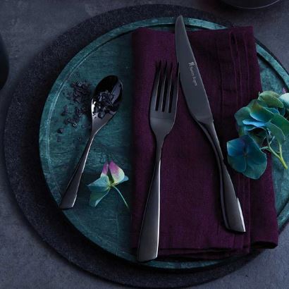 Stanley Rogers Soho Onyx 56pc Cutlery Set