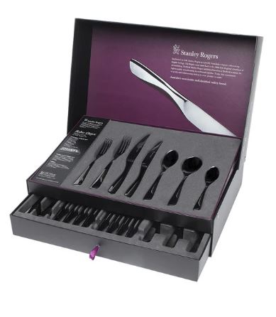 Stanley Rogers Soho Onyx 56pc Cutlery Set