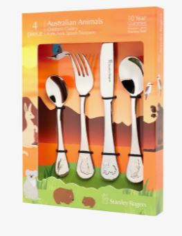 Stanley Rogers Children's Cutlery Set - Australian Animals 4pc