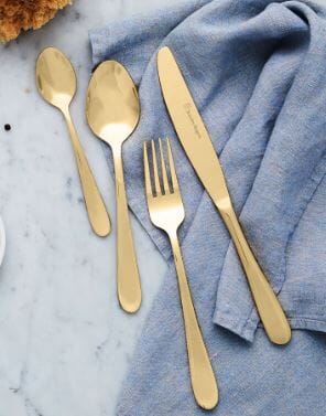 Stanley Rogers Albany Gold Salad Servers - 2pc Servingware The Cooks Kitchen 