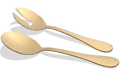 Stanley Rogers Albany Gold Salad Servers - 2pc Servingware The Cooks Kitchen 