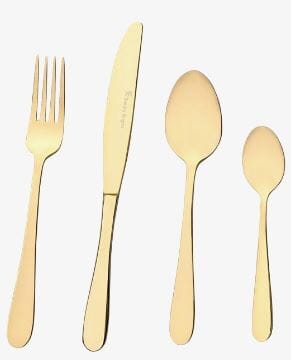Stanley Rogers Albany Gold 24pc Cutlery Set Cutlery Sets The Cooks Kitchen 