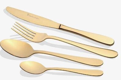 Stanley Rogers Albany Gold 24pc Cutlery Set Cutlery Sets The Cooks Kitchen 