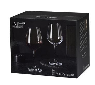 Stanley Rogers Tamar Red Wine 518ml 6pc Glassware The Cooks Kitchen 