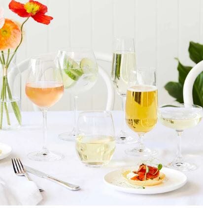 Stanley Rogers Tamar Stemless White Wine 450ml 6pc Glassware The Cooks Kitchen 