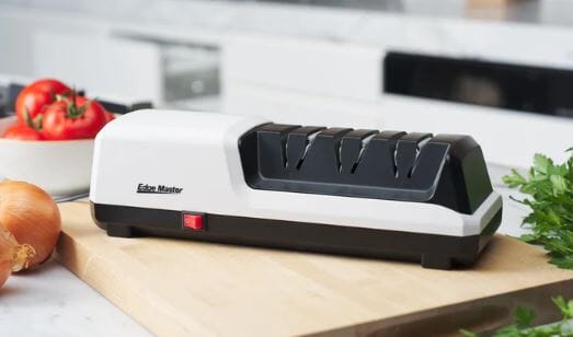 Edge Master 3 Stage Electric Knife Sharpener Electrical Knife Sharpeners The Cooks Kitchen 