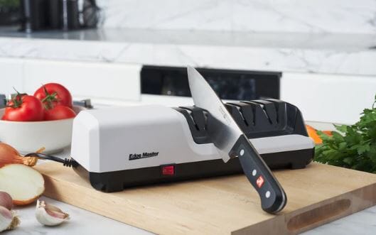 Edge Master 3 Stage Electric Knife Sharpener Electrical Knife Sharpeners The Cooks Kitchen 