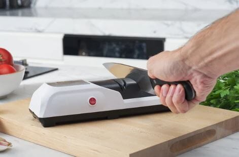 Edge Master 3 Stage Rechargable Sharpener Electrical Knife Sharpeners The Cooks Kitchen 