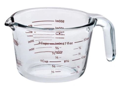 Pyrolux Glass Measure Jug - 500ml/2 Cup Measuring Bowls & Jugs The Cooks Kitchen 