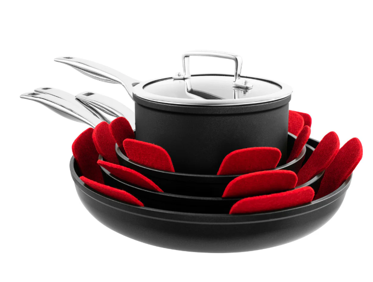 Pyrolux Pan Protector 3pcs Red