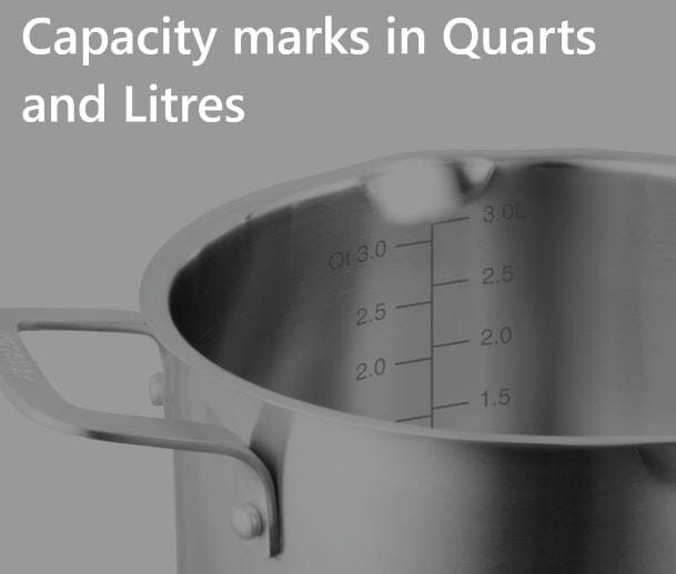Pyrolux Radius 85 - Saucepan 20cm/3.4l Saucepans/Chef Pot The Cooks Kitchen 
