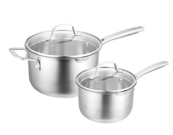Pyrolux Radius 85 2pc Saucepan Set - 16cm/1.8l - 20cm/3.4l