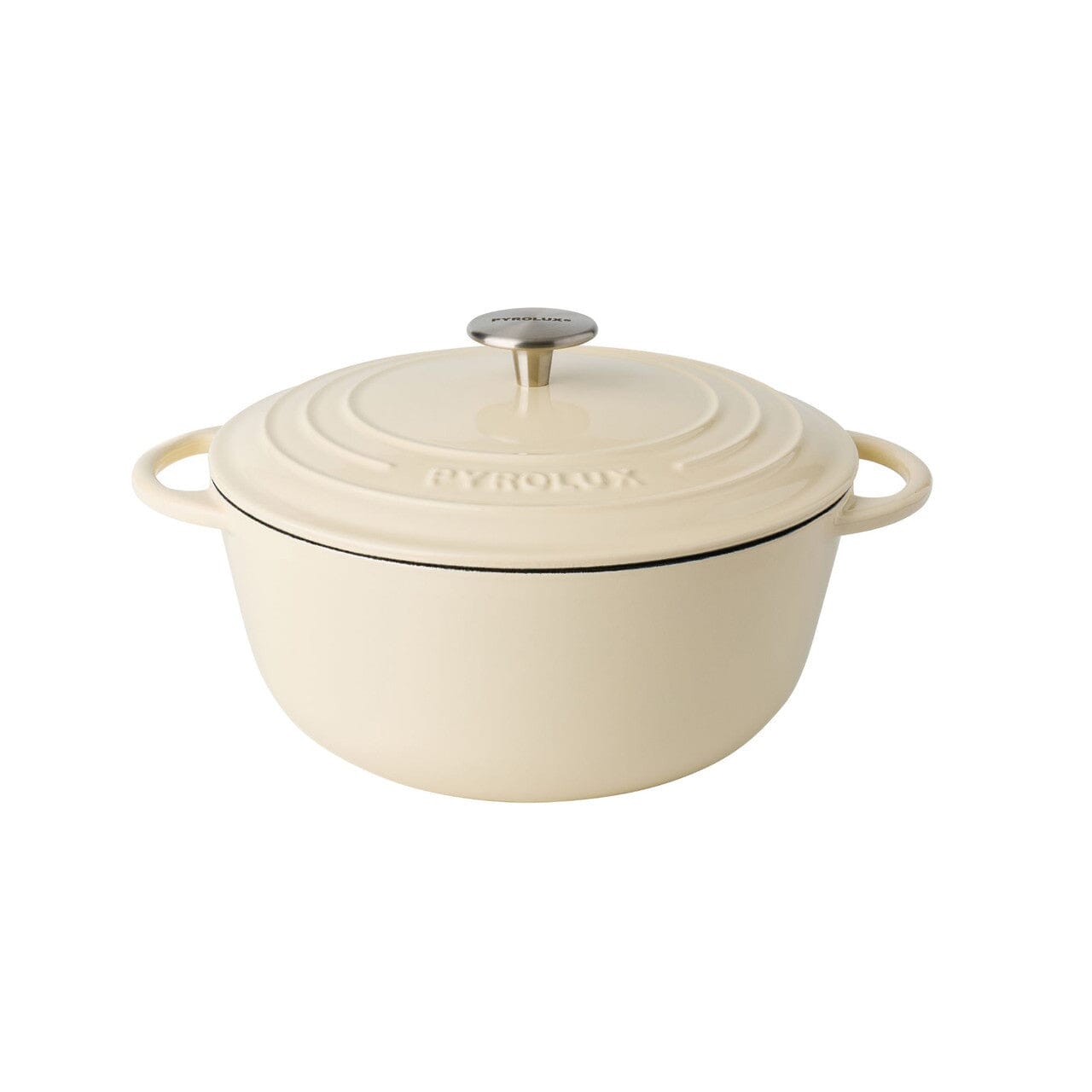 Pyrochef 24cm/4l Round French Oven Meringue French Oven The Cooks Kitchen 
