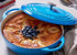 Pyrolux Pyrochef Round Chef Pan 30cm/5l Ocean Blue Enameled Cast Iron The Cooks Kitchen 