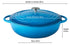 Pyrolux Pyrochef Round Chef Pan 30cm/5l Ocean Blue