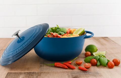 Pyrochef Round French Oven 28cm/6l Ocean Blue