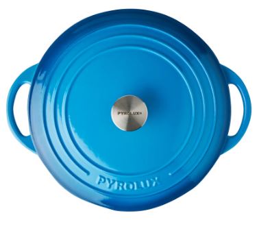 Pyrochef Round Chef Pan 28cm/4l Ocean Blue