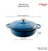 Pyrochef Round Chef Pan 28cm/4l Ocean Blue